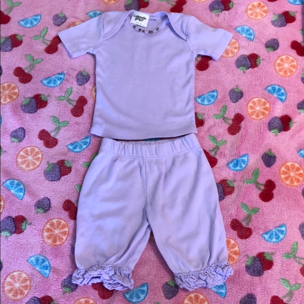 Lavender Caboodle Baby set